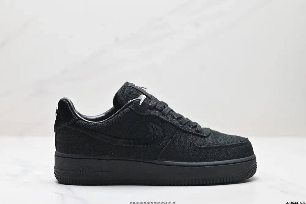 Nike Stussy x NK Air Force 1 ‘07 “White Cool” Stussy co-branded Air Force One low-top CZ9084-001