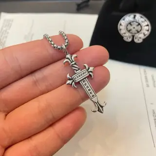 Chrome Hearts Classic Vintage Sword Pendant Classic Necklace