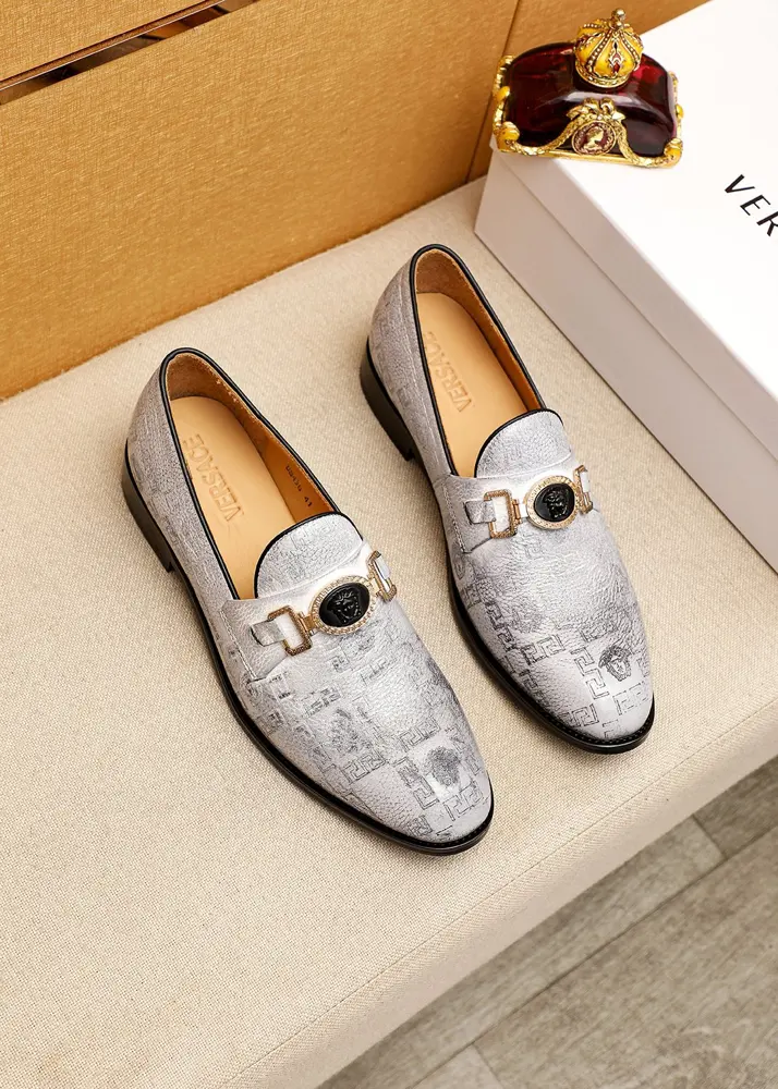 Versace casual leather shoes