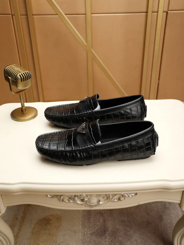 Armani top-grade men’s new leather shoes upper Italy imported top-grain cowhide