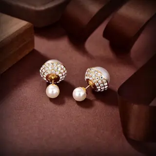 dior new gold letter JADIOR earrings