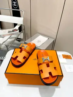 Hermès Top version Second uncle sandals Cute and beautiful shoe shape