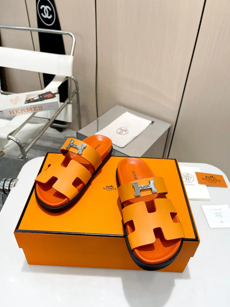 Hermès Top version Second uncle sandals Cute and beautiful shoe shape