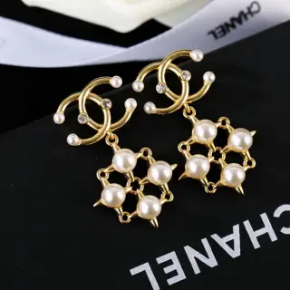 Chanel Double C Classic Earrings