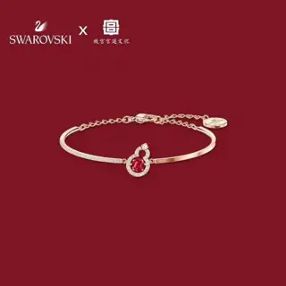 Swarovski Red Diamond Good Luck Gourd Jumping Bracelet