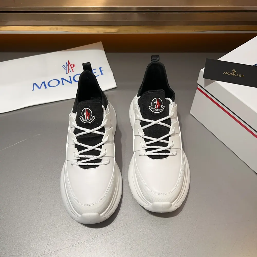 Moncler lace-up casual sports shoes are comfortable and non-slip. They