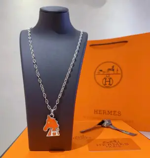 HERMES necklace H series jewelry imported and customized. High-end chain classic match new