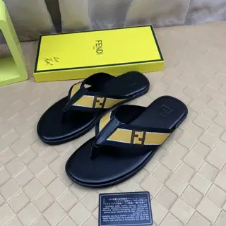 Fendi slippers imported original webbing