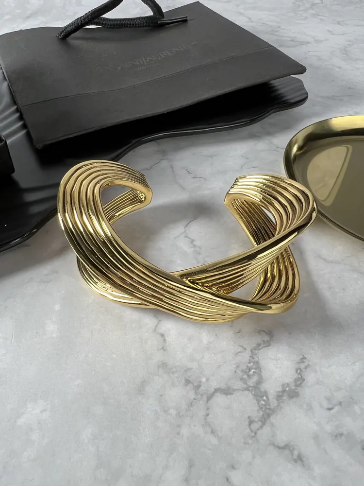 Yves Saint Laurent vintage cross bracelet