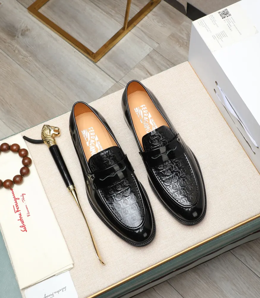 Salvatore Ferragamo business high-top boots