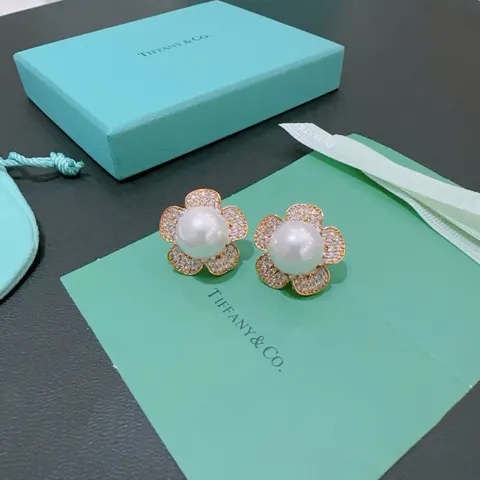 Tiffany Earrings Commemorative Edition Behind the Scenes Horse Eye Earrings Using high