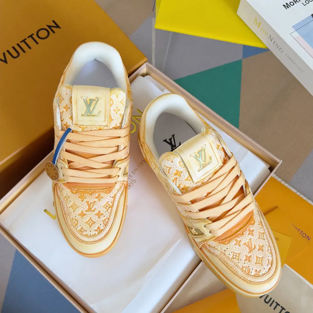 Louis Vuitton Trainer series of worn-out sneakers