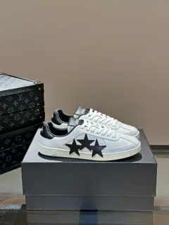 AMIRI bone shoes new color matching couple style Low-top casual sports shoes