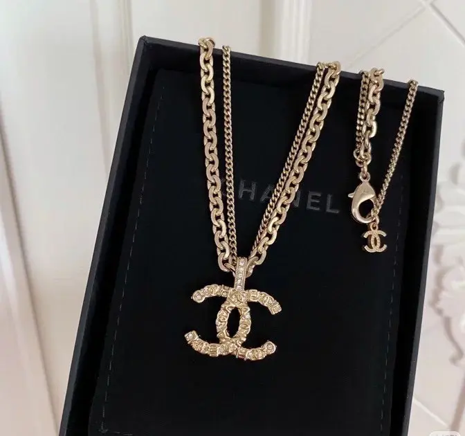 Chanel Double Cameo Necklace