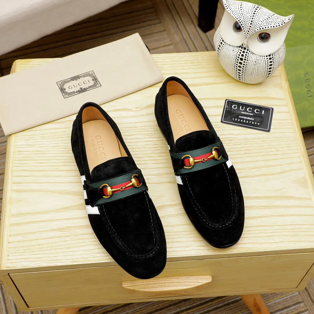 Gucci men’s business formal leather shoes New models synchronized with Hong Kong counters