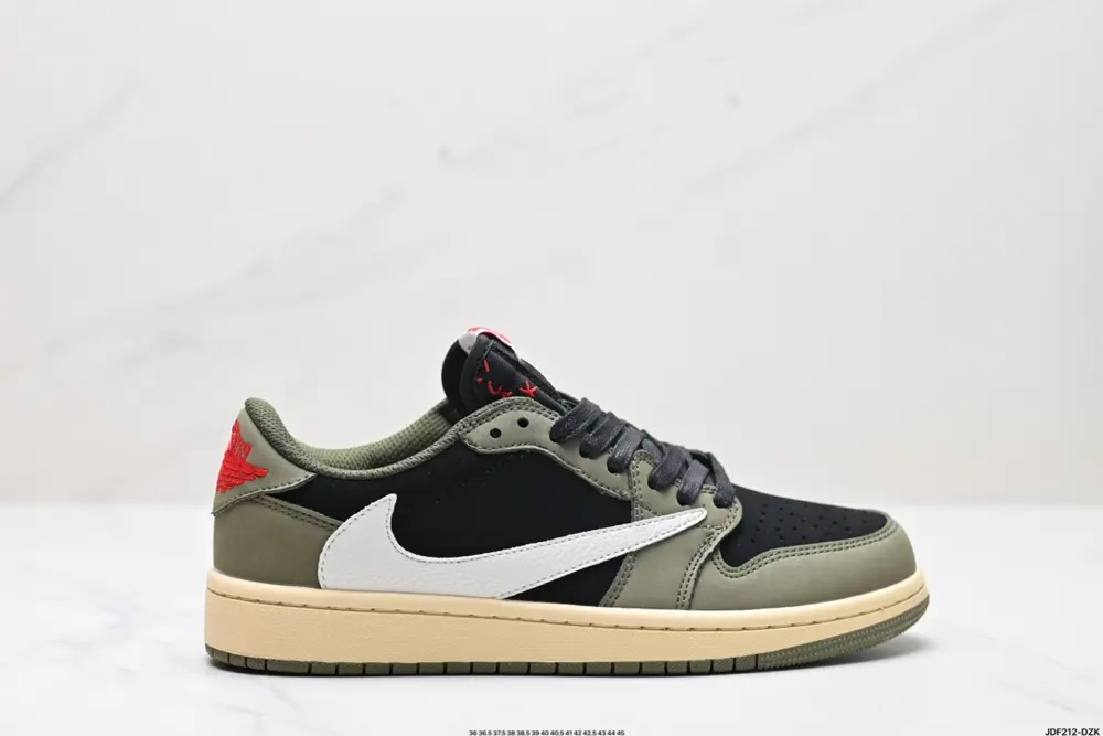 Nike AJ1 reverse hook Travis Scott x Air Jordan 1 ” Reverse Mocha “ AJ1 Joe 1 TS Lightning DM7866-002