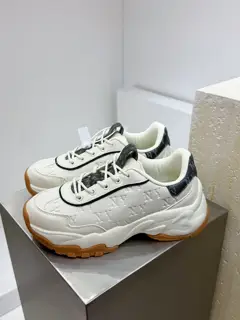 MLB Using embossed fiber cowhide leather upper material#New independent 5cm