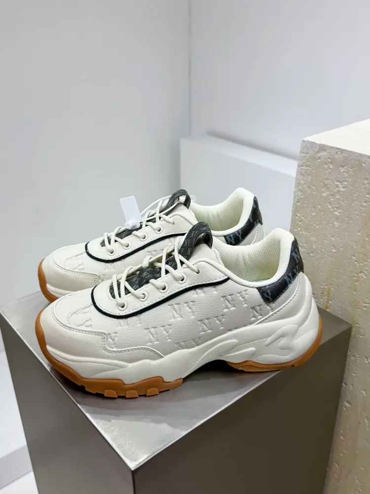 MLB Using embossed fiber cowhide leather upper material#New independent 5cm