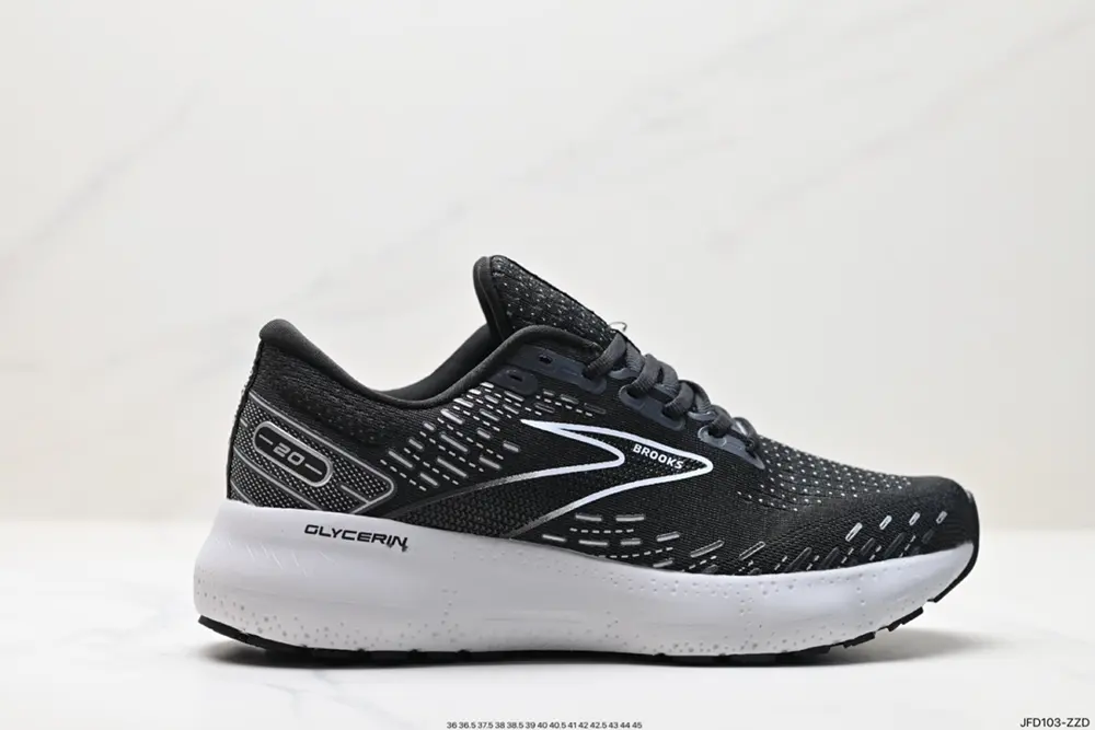 Brooks Glycerin 20 Running Shoes Men’s Cushioning Marathon Nitrogen Jogging Shoes 110382