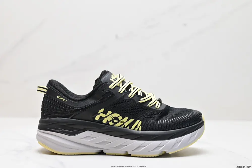 HOKA ONE W BONDI 7 Shawn Yue Same Style Functional Cushioning Running Shoes 1110518