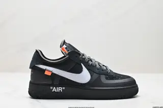OFF-WHITE x Nike Air Force 1 OW joint Air Force One Lemon Yellow/All Black color scheme The AO4606-100
