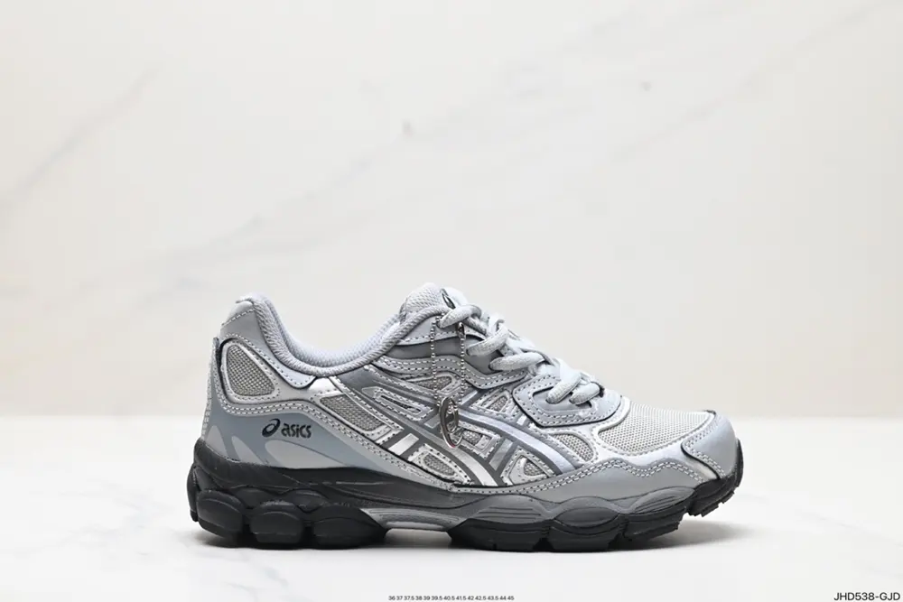 ASICS breathable mesh upper with some synthetic leather material uses the new AHAR+ rubber 1203A383-020