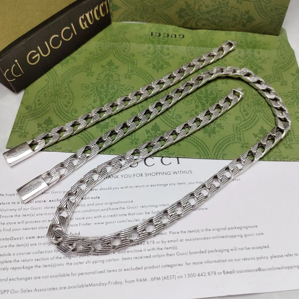 Gucci Necklace Bracelet