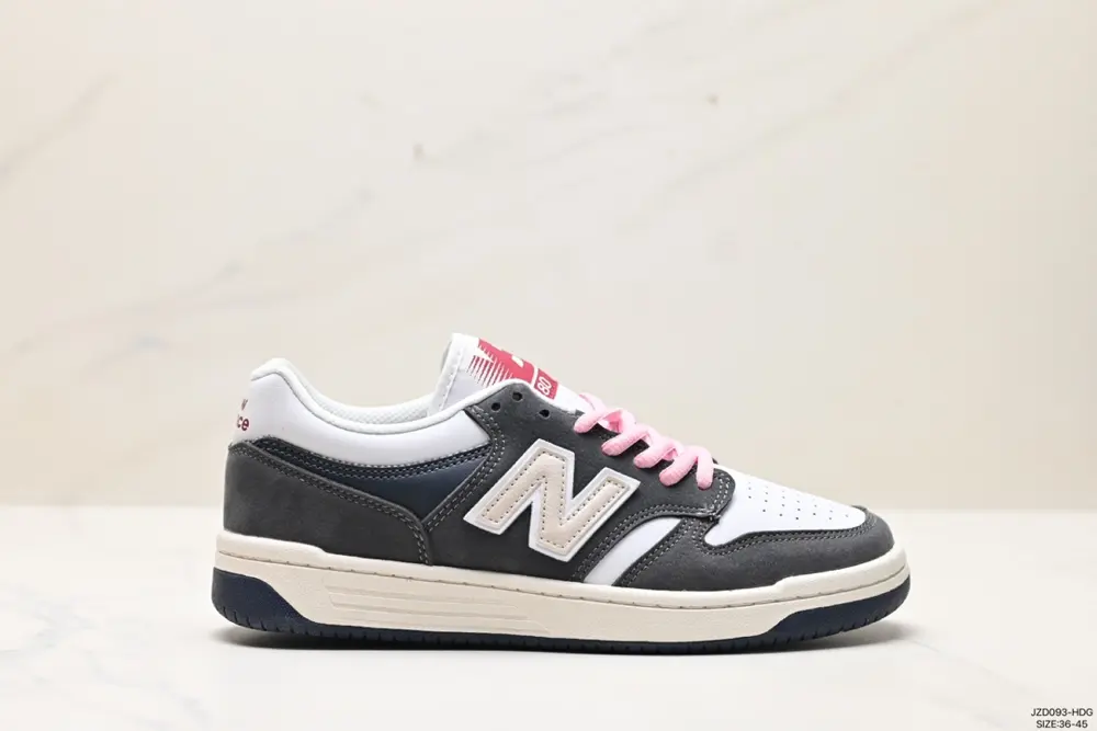 New Balance NB480 series shock-absorbing and wear-resistant low-top lace-up casual sneakers BB480LEC