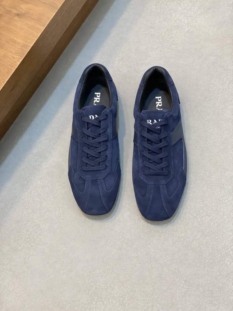 Prada Men’s Leather Casual Sports Shoes